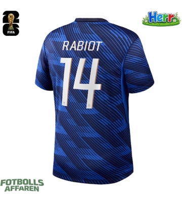 Frankrike Adrien Rabiot #14 Hemmatröja VM 2026 Kortärmad